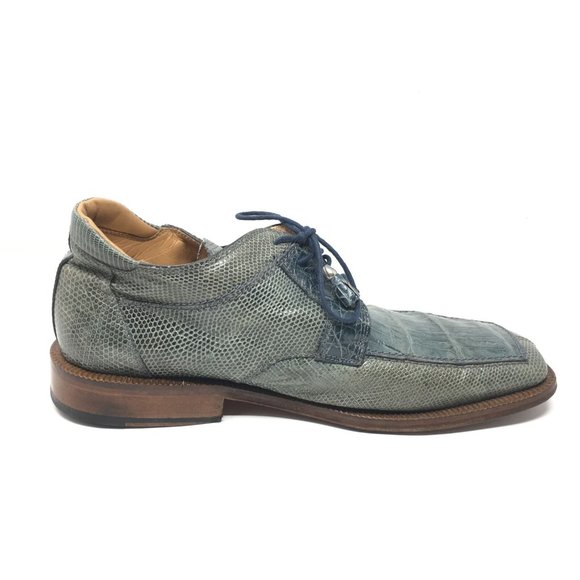 David Eden Ankle Boots Shoe Size 10 Blue Crocodile main image 8